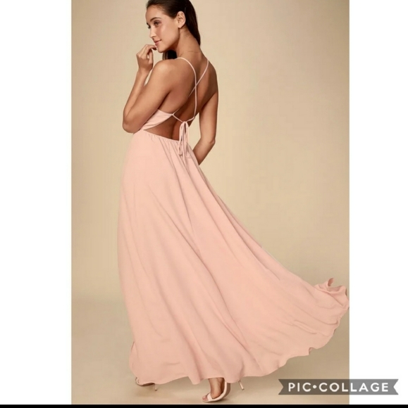 LULUS Everything's All Bright Blush Pink Dress - Picture 2 of 7